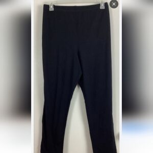 Cacique Black Knit Cotton Pajama Leggings